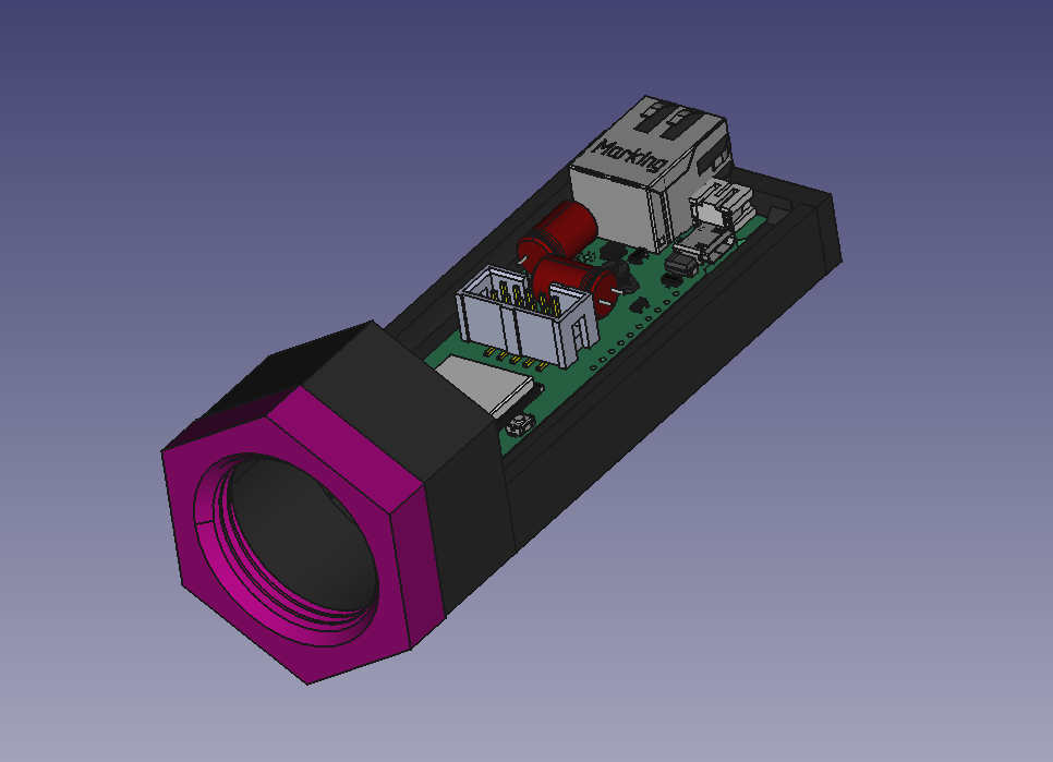 Hexagonal sensor housing