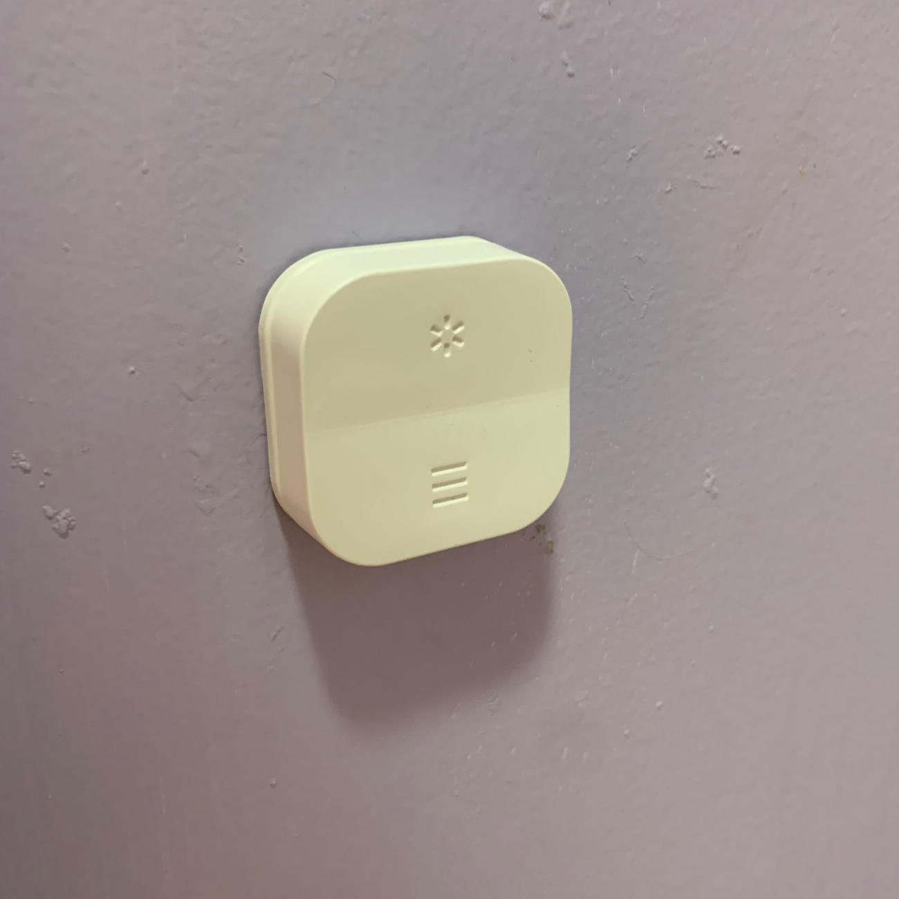 IKEA button next to toilet