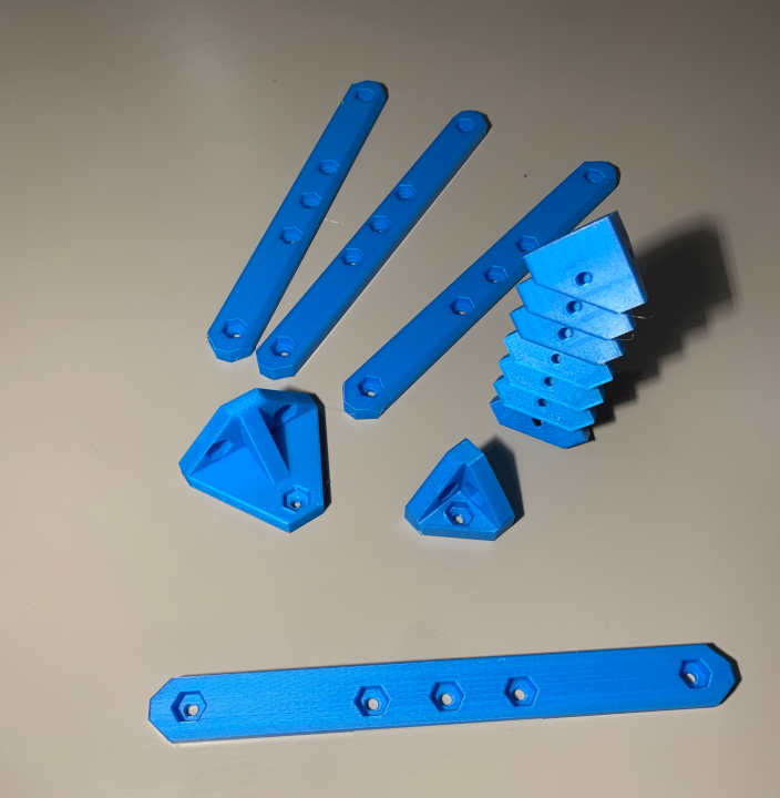 All the 3d printed parts for the original design